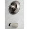Kingston Brass Tub and Shower Faucet, 2, Wall Mount, Brushed Nickel KB2638EXTO - alternate 6
